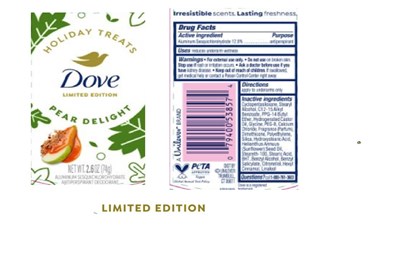 Artwork (Dove Pear Delight Antiperspirant Deodorant   Artwork)